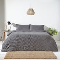 Chevron Tufted Cotton Duvet Set