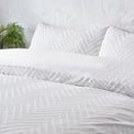 Chevron Tufted Cotton Duvet Set