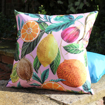 Citrus 43cm Reversible Outdoor Polyester Cushion