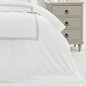 Cleopatra Embroidered Cotton Duvet Set