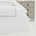 Cleopatra Embroidered Cotton Duvet Set