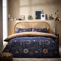 Nunki Duvet Set | Single | Gold/Navy