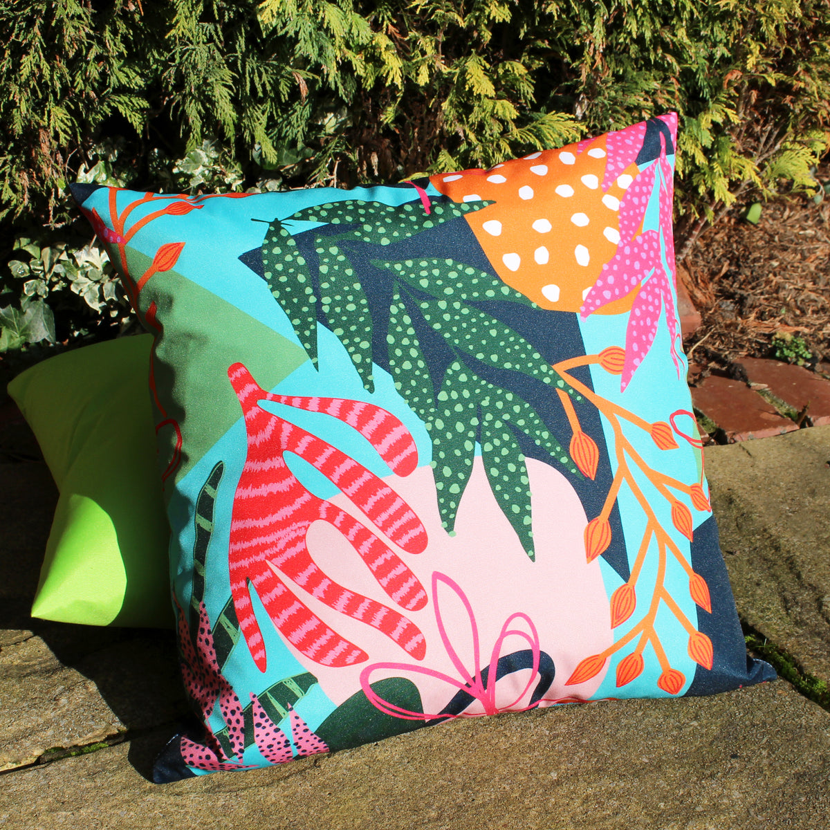 Coralina 43cm Reversible Outdoor Polyester Cushion