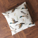 Country Duck Pond 43cm Polyester Linen Cushion