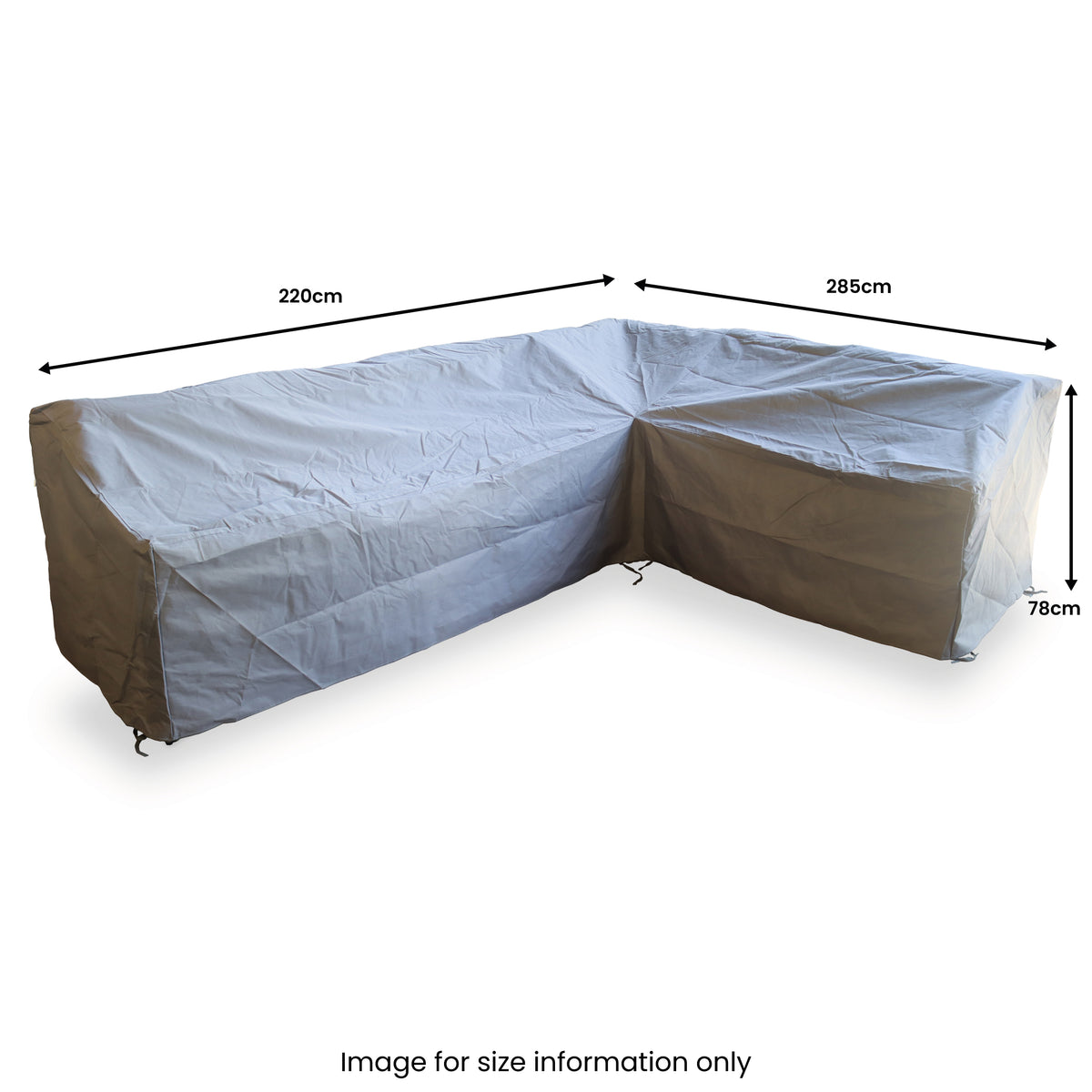 Modular Corner Grey Outdoor Furniture Heavy Duty Cover