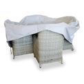 4 Seater Round Grey Outdoor Furniture Heavy Duty Cover