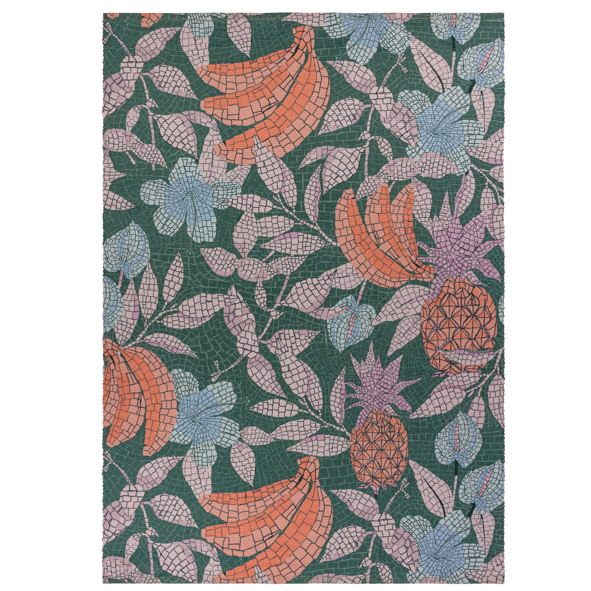 Cypressa Tropical Mosaic Outdoor / Indoor Rug 