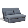 Camille Mid Grey Textured Weave Pull Out Sofa Bed from Roseland Furniture