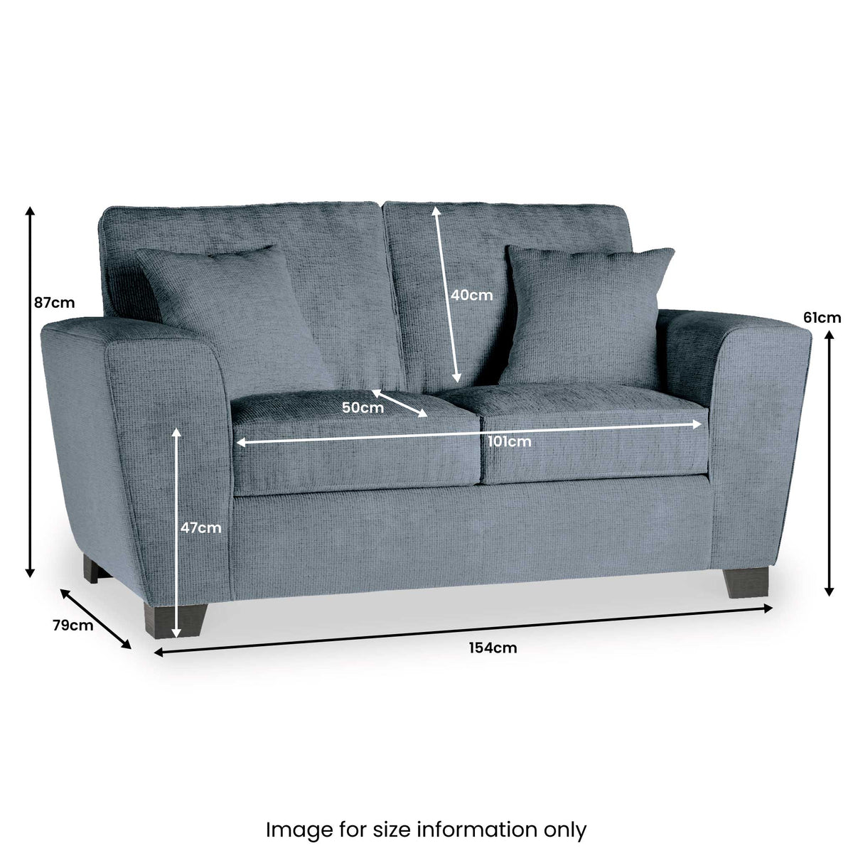 Chester Hopsack 2 Seater Sofa