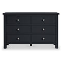 Cornish Black Chest of 6 Drawers