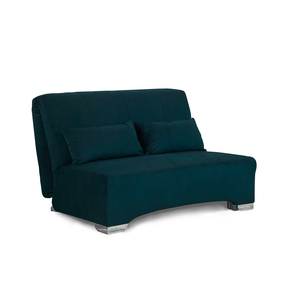 Cortez Bottle Green Velvet Upholstered Pull Out Sofa Bed from Roseland Furniture