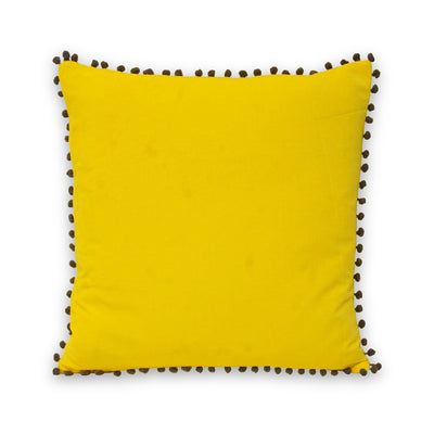 Cusco Pompom Polyester Cushion