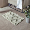 Diamond Tufted 80cm Cotton Bath Mat