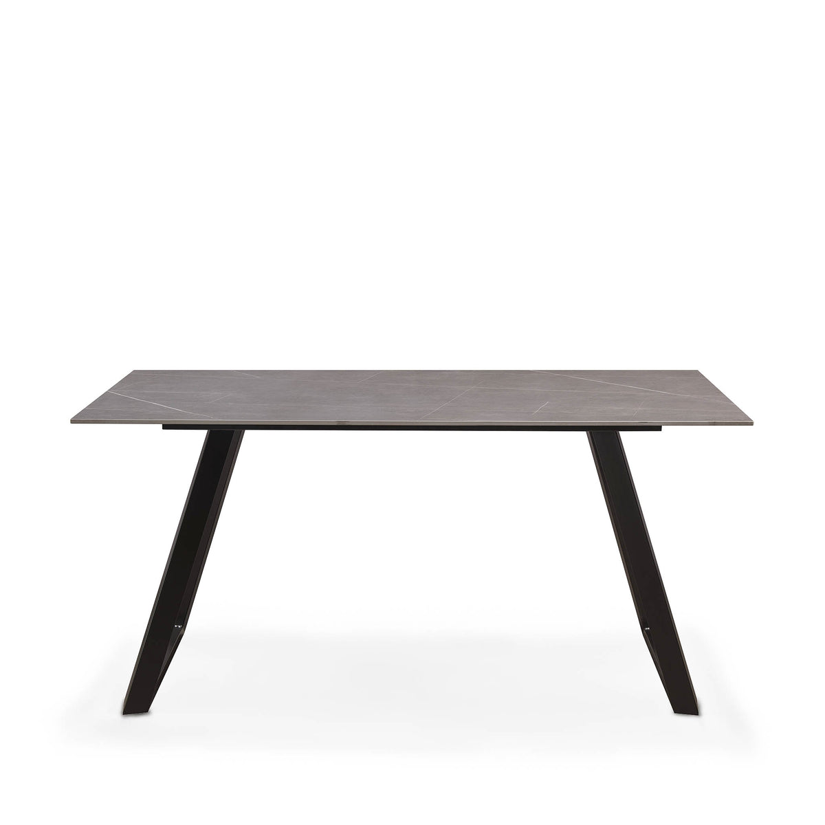 Milan 160cm Ceramic Dining Table - Italia Grey by Roseland Furniture
