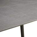 Milan 160cm Ceramic Dining Table Italia Grey