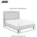 Liberty Double Bed Frame - Size Guide