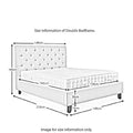 Francis Double Bed Frame - Size Guide