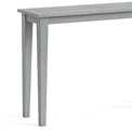 Elise Gris Grey Console Table close up of legs