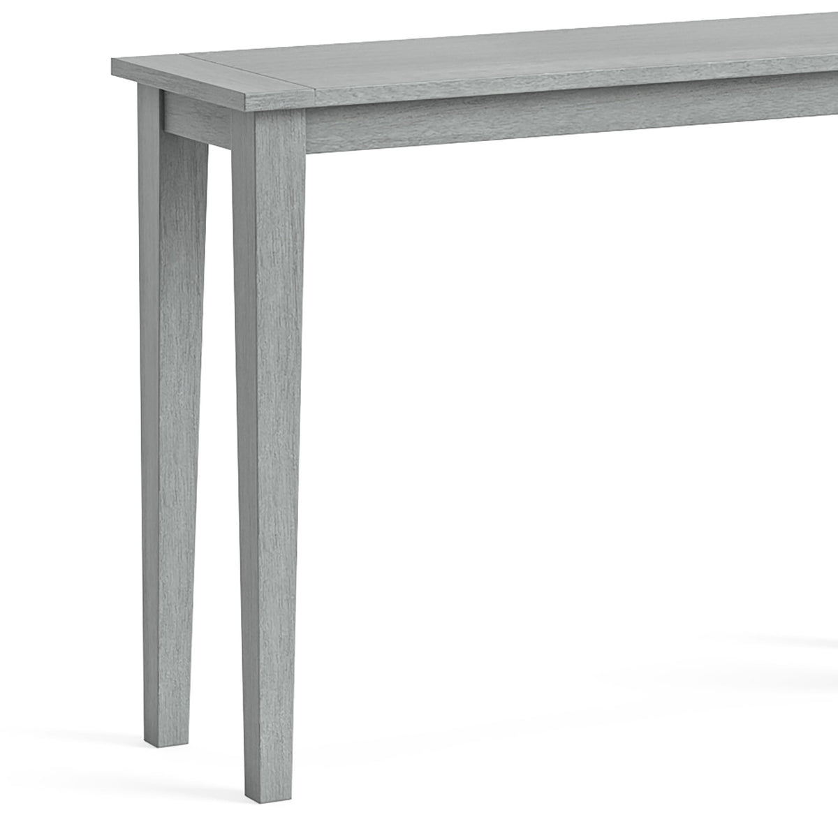 Elise Gris Grey Console Table close up of legs