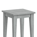 Elise Gris Grey Wooden Sofa End Table close up of table top 