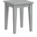 Elise Gris Grey Wooden Sofa End Table close up of legs