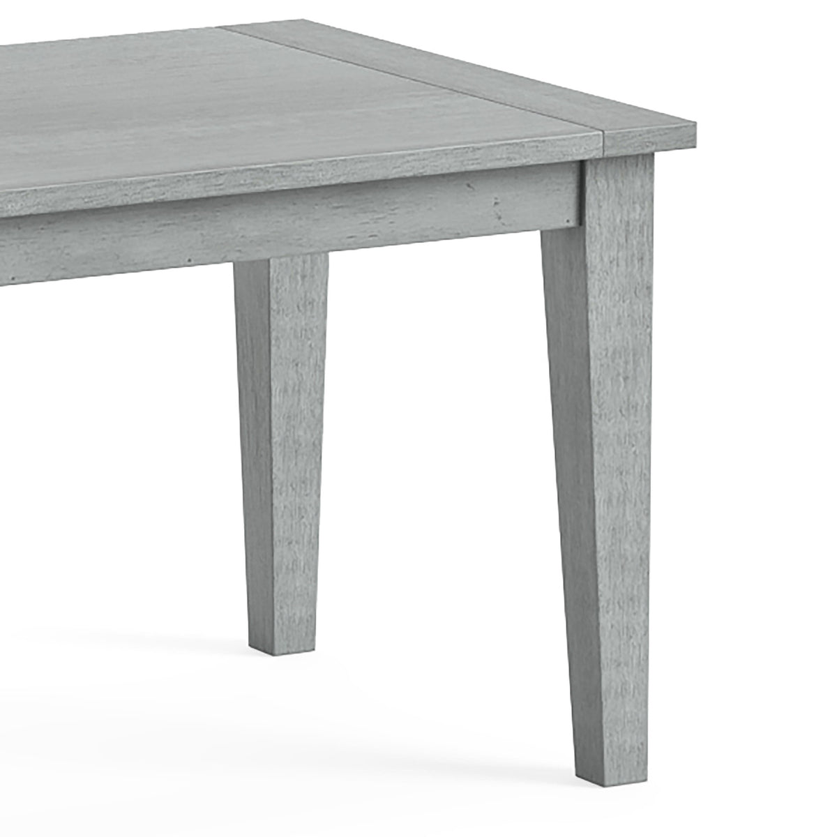 Elise Gris Grey Acacia Wood Coffee Table close up of legs