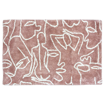 Everybody 80cm Abstract Cotton Bath Mat