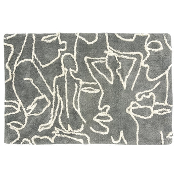 Everybody 80cm Abstract Cotton Bath Mat
