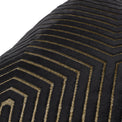Evoke Geometric 45cm Polyester Velvet Cushion
