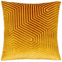 Evoke Geometric 45cm Polyester Velvet Cushion