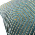 Evoke Geometric 45cm Polyester Velvet Cushion