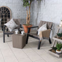 Faro 2 Seater Patio Bistro Set with Coffee Table