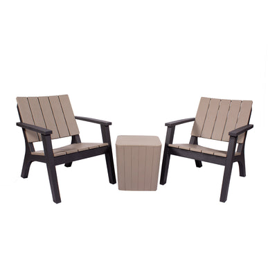 Faro 2 Seat Bistro Set with Coffee Table