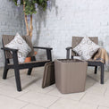 Faro 2 Seater Outdoor Bistro Set with Coffee Table