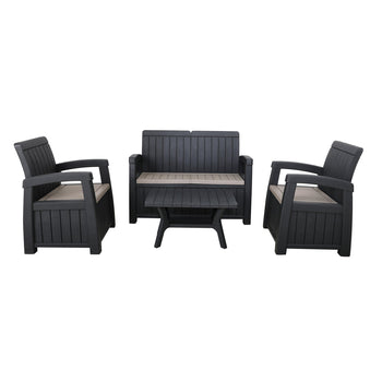 Faro 4 Seat Lounge Set with Storage