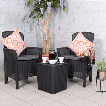 Faro 2 Seat Bistro Storage Set