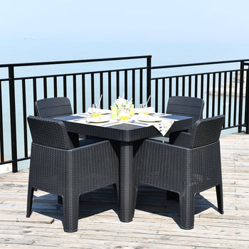 Faro 4 Seat Square Dining Set