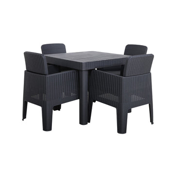 Faro 4 Seat Square Dining Set