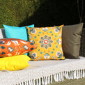 Folk Flora 43cm Reversible Outdoor Polyester Cushion