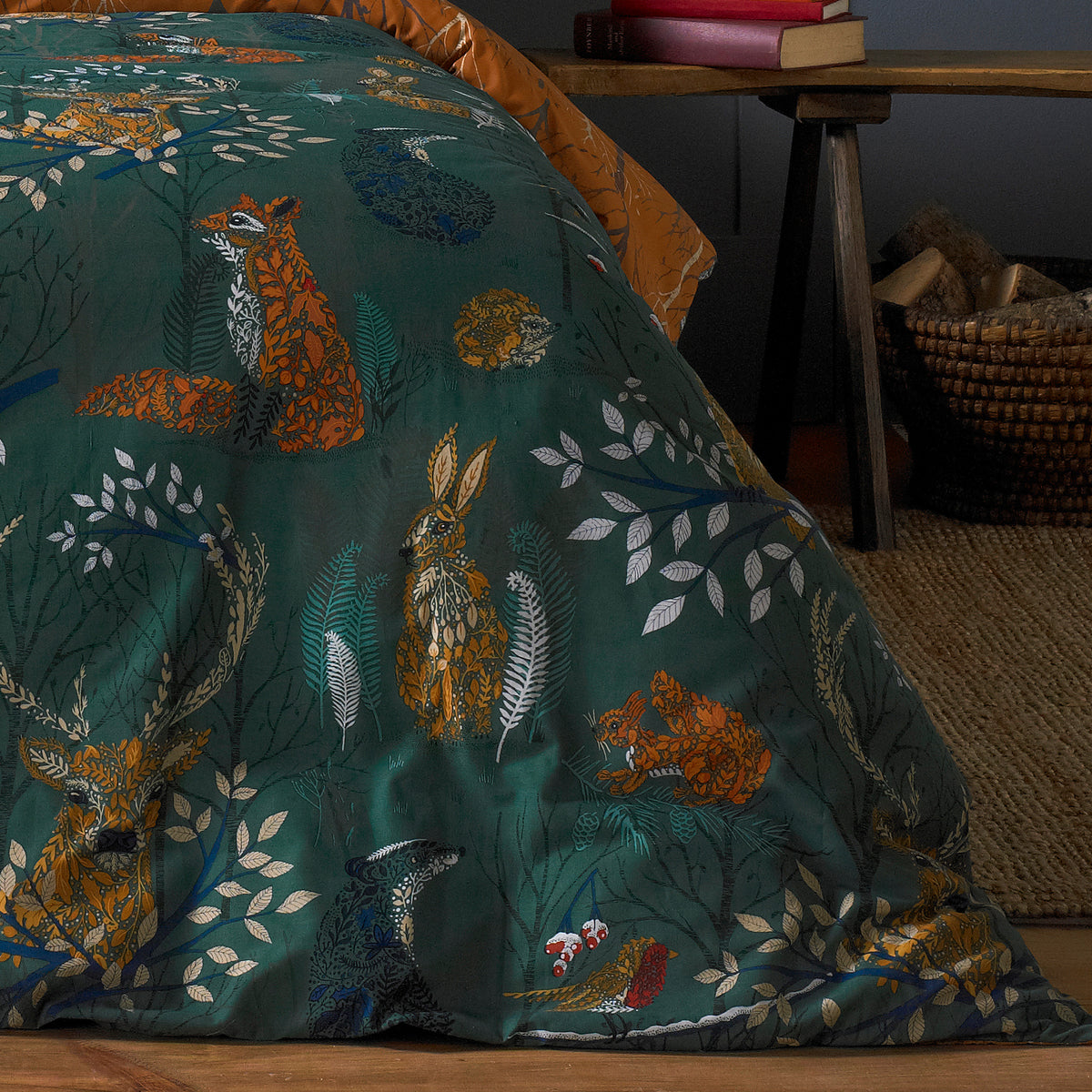 Anderson Fauna Duvet Set | Emerald