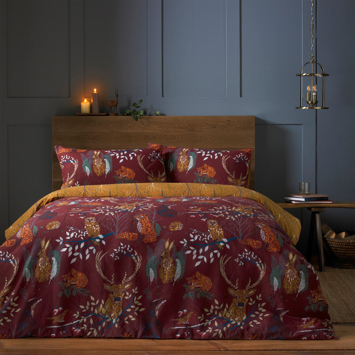 Anderson Fauna Duvet Set | Rust