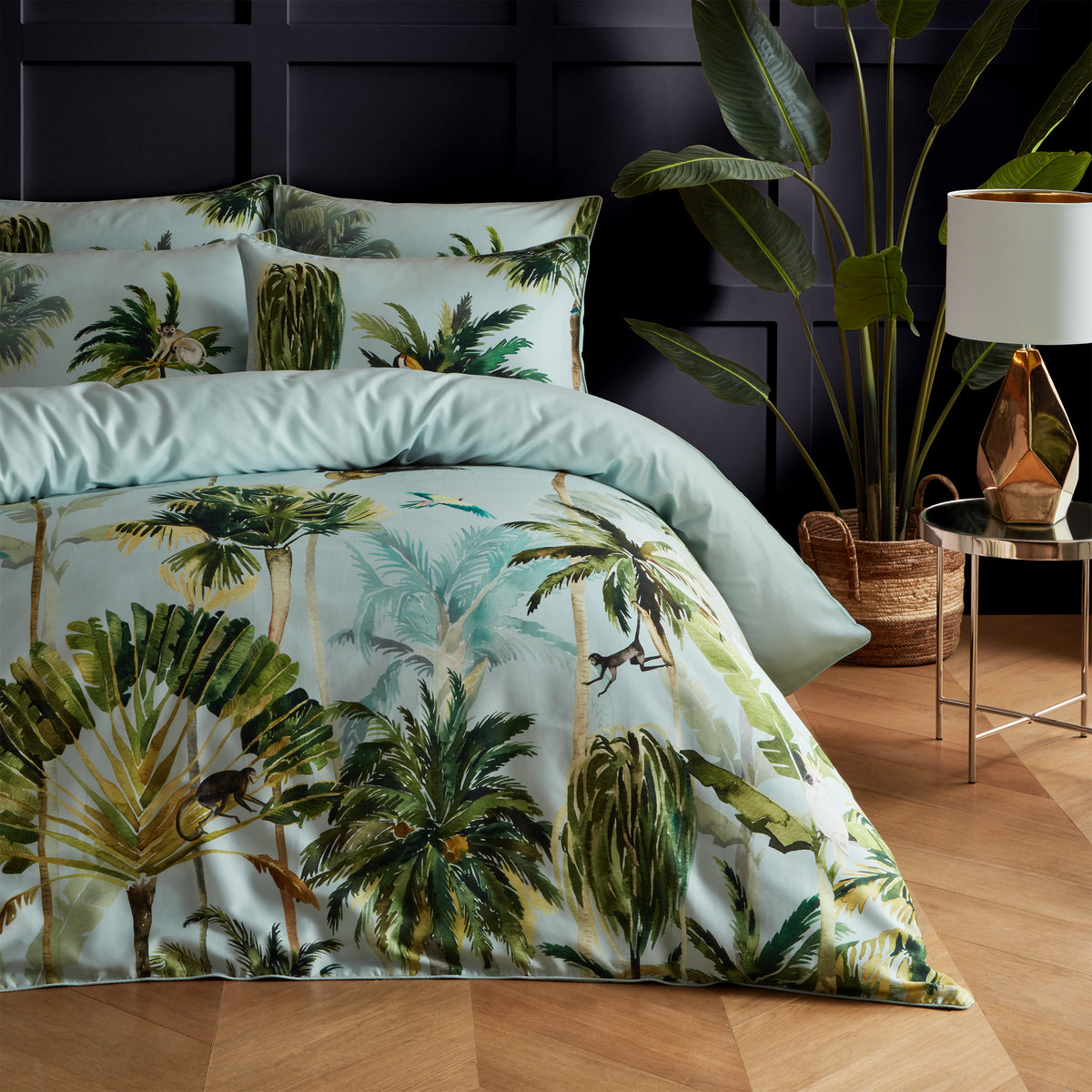 Forsteriana Palm & Jungle Cotton Duvet Set