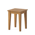 Fran Oak Wooden End Side Table from Roseland Furniture