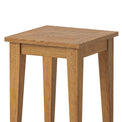 Fran Oak Sofa End Side Table table top close up