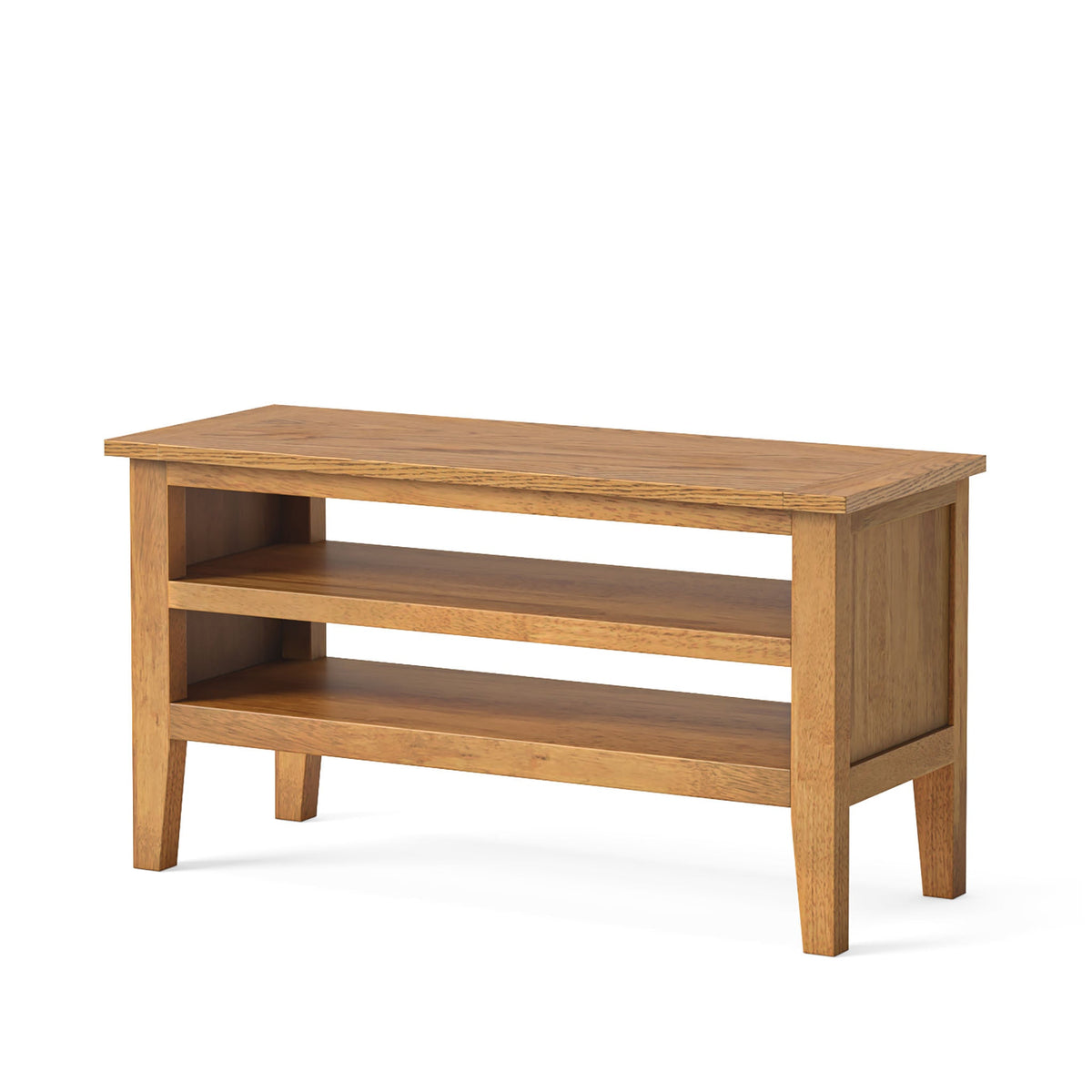 Fran Oak 90cm Wooden TV Stand from Roseland Furniture