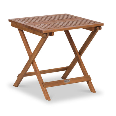 Mini Square Folding Acacia Side Table
