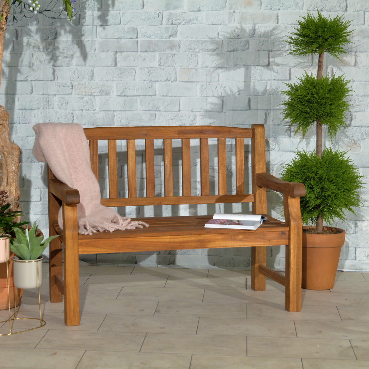 Turnbury Acacia 2 Seater Bench