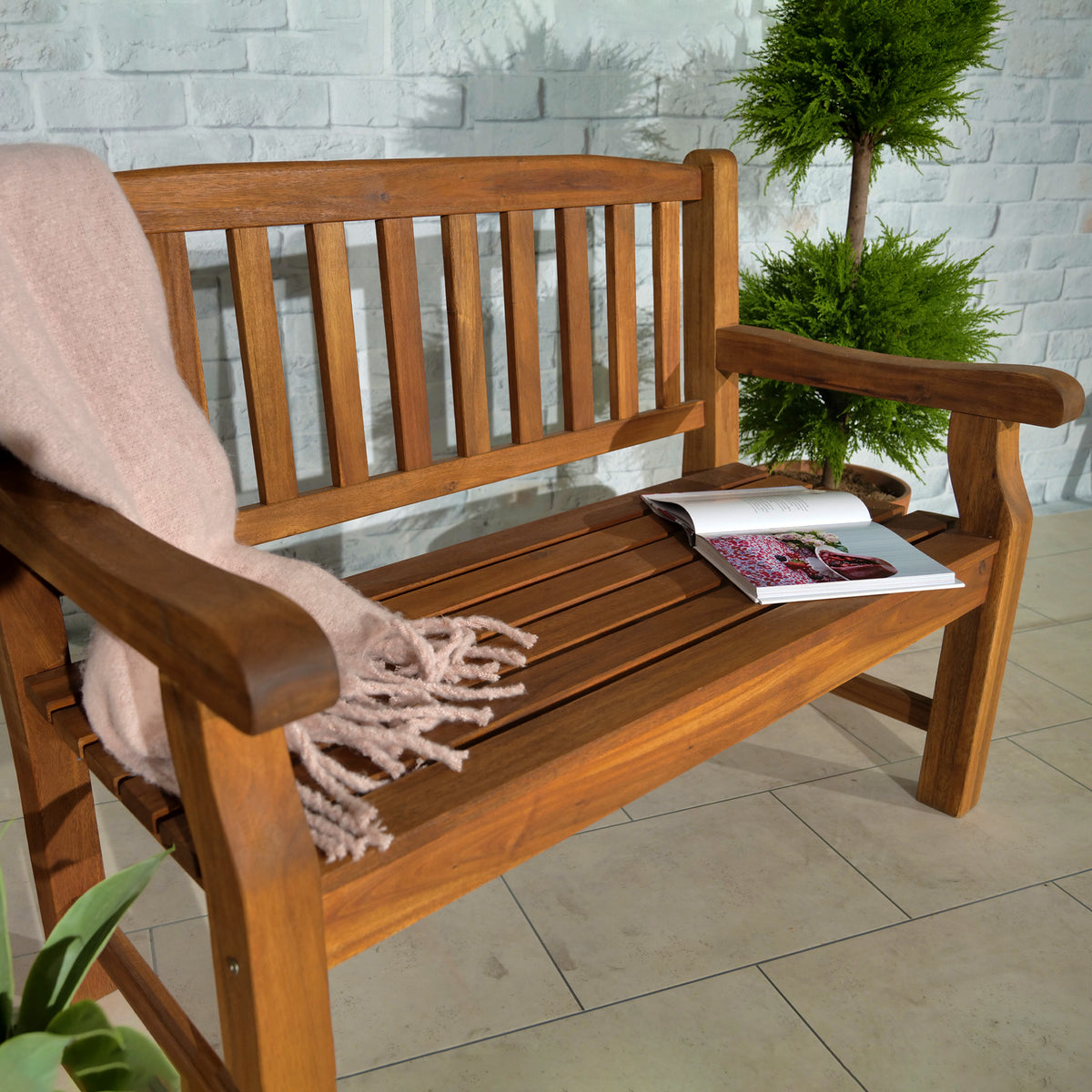 Turnbury Acacia 2 Seater Bench