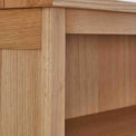 Falmouth Oak Bookcase Wooden Frame Close up
