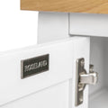 Farrow White Mini Cupboard from Roseland Furniture - close up
